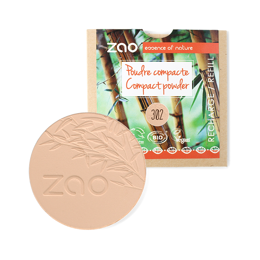 zao compact powder refill, organic makeup, zero waste makeup, plastic free makeup, sustainable makeup, natural ingredients makeup, smooth silk finish makeup  Edit alt text