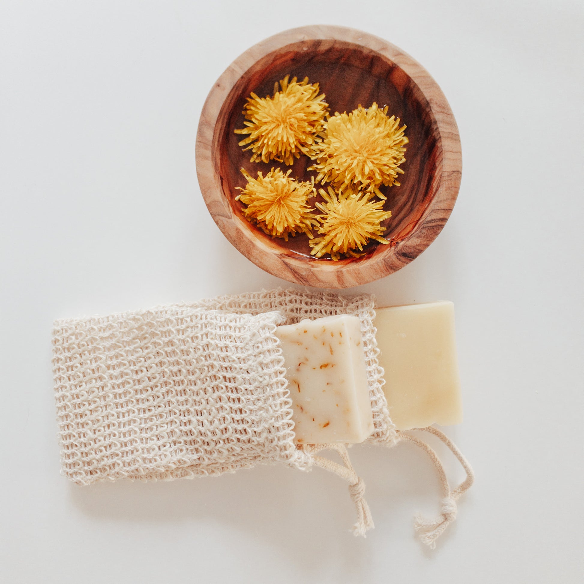 Natural organic sisal soap bag - Soap saver & gentle exfoliator - Eco Kindly