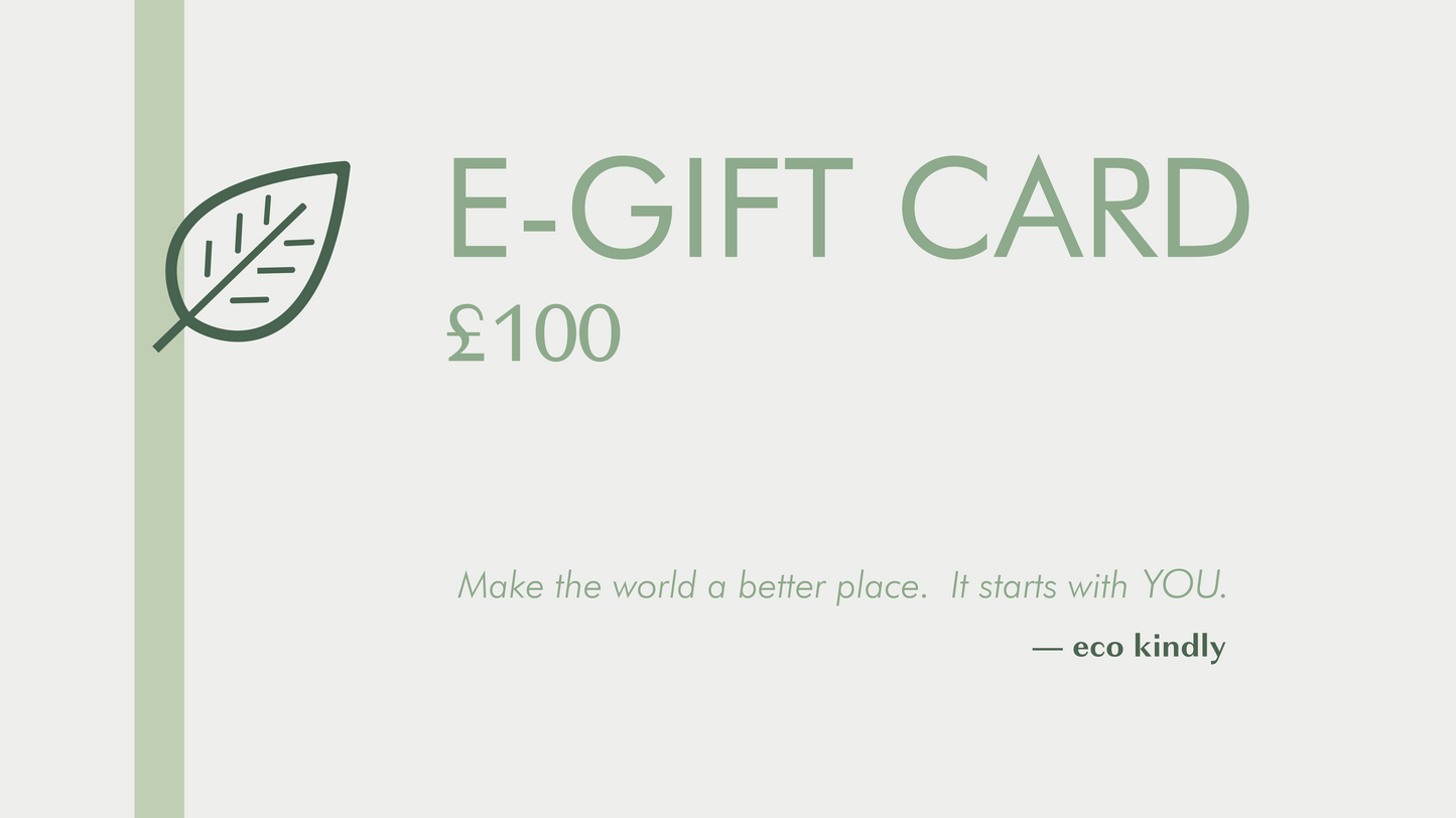 E-Gift Cards - Electronic Vouchers - Eco Kindly