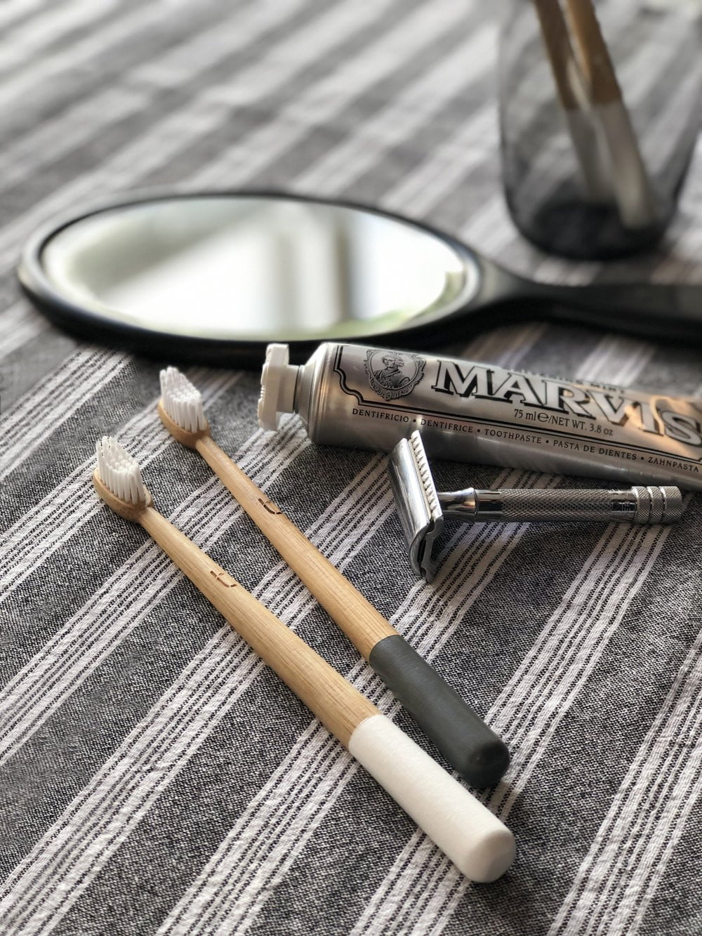 The Toothbrush (Storm Grey)- Soft Bristles - Plant Based Bristles - Eco Kindly