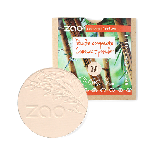 zao compact powder refill, organic makeup, zero waste makeup, plastic free makeup, sustainable makeup, natural ingredients makeup, smooth silk finish makeup