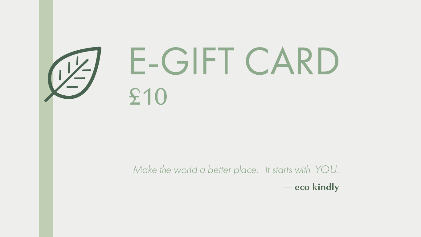 E-Gift Cards - Electronic Vouchers - Eco Kindly