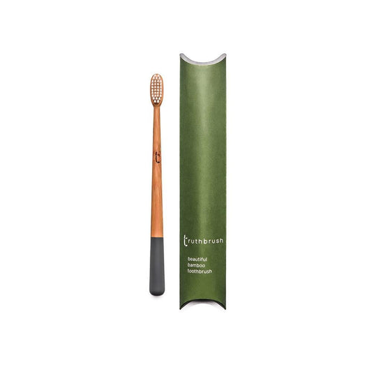 The Toothbrush (Storm Grey)- Soft  Bristles - Plant Based Bristles - Eco Kindly