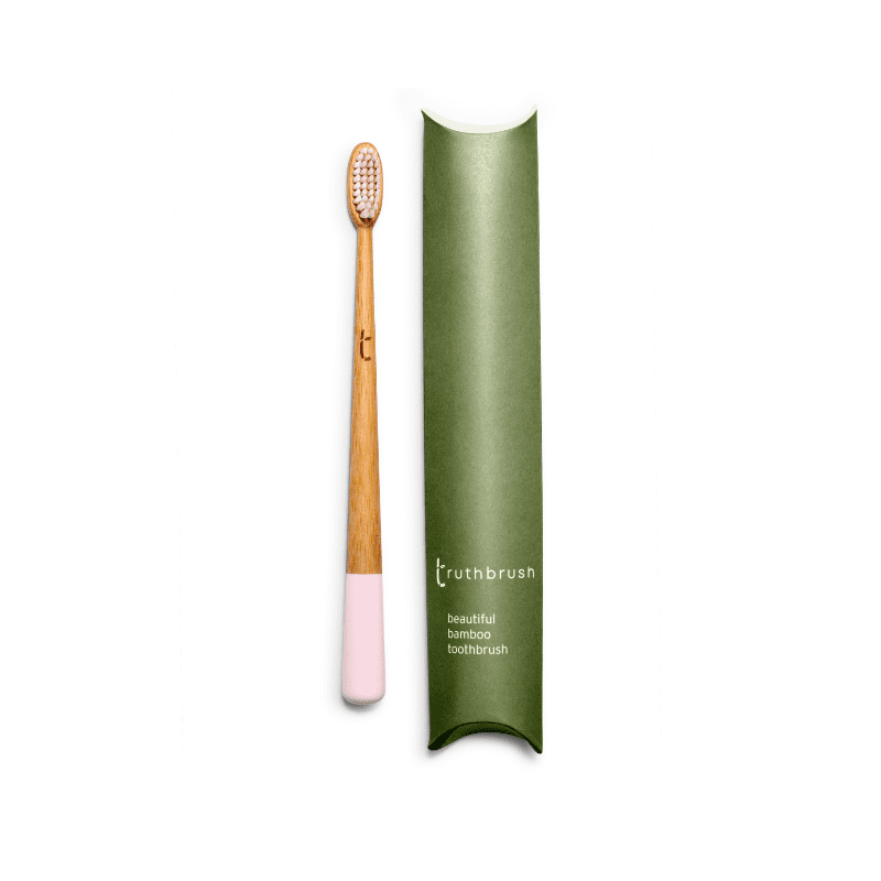 The Toothbrush - Petal Pink with Medium Plant - Based Bristles - Eco Kindly