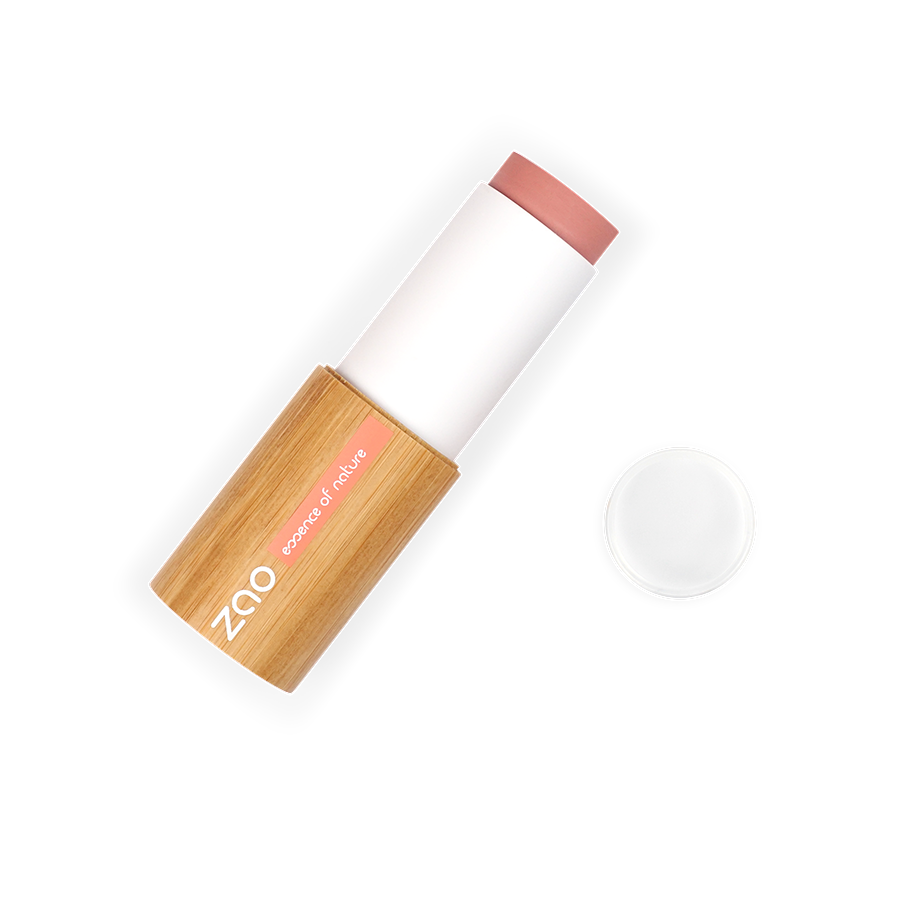 ZAO Natural Long Lasting Blush Stick - Cheeks and Lips - Eco Kindly