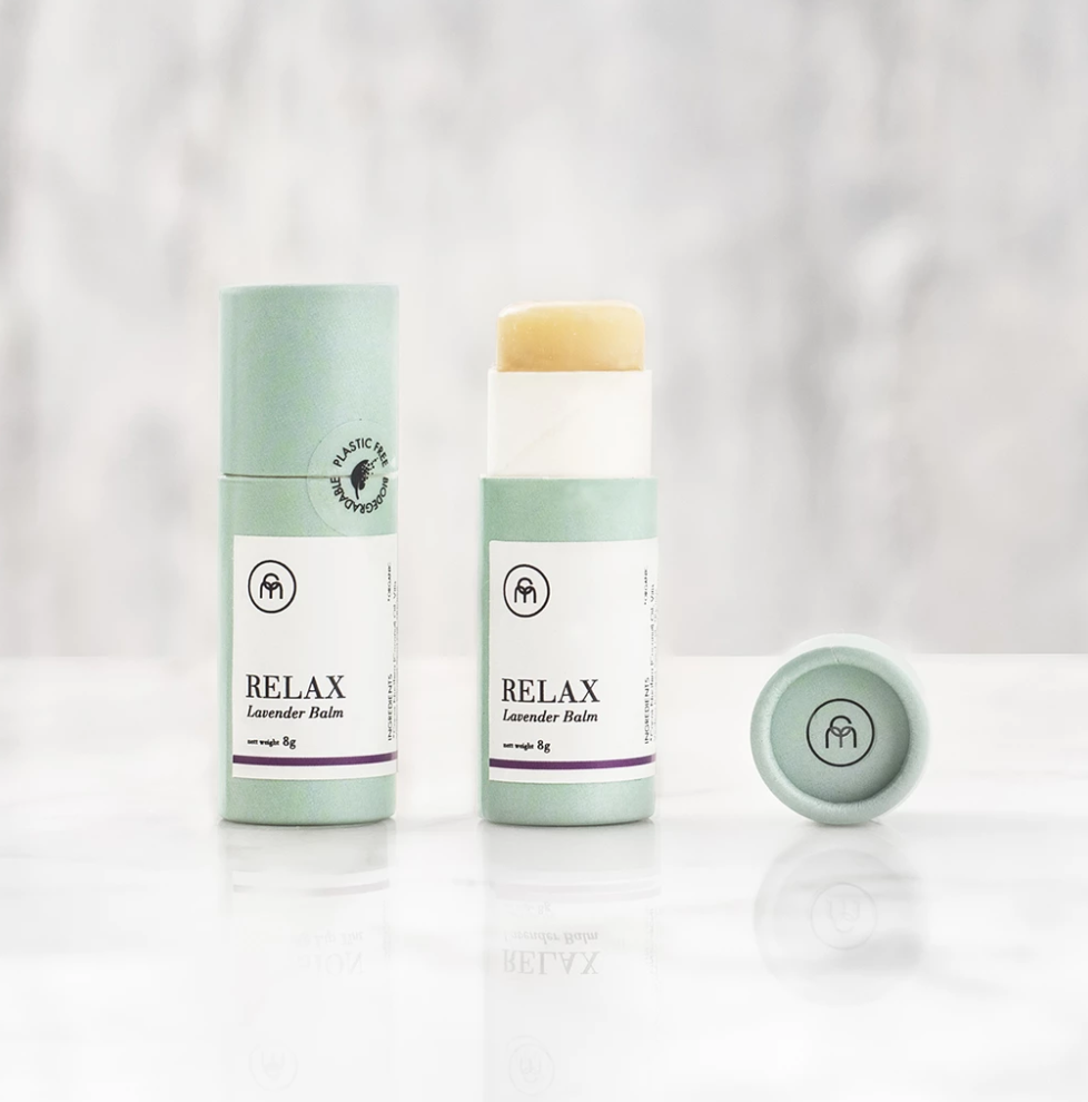 Organic lip balm plastic free 