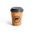Reusable cup with a cork sleeve and silicone lid - stainless steel - 350ml/12oz - Eco Kindly